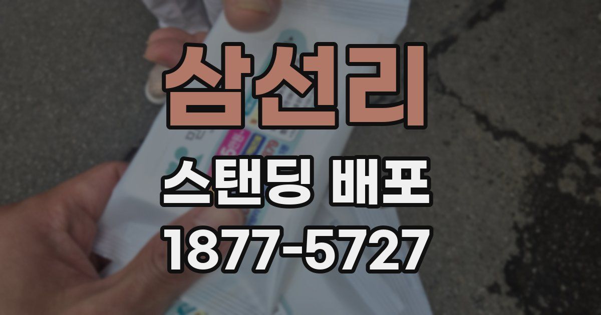 삼선리 스탠딩 배포