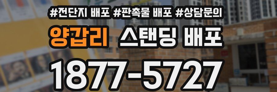 양갑리 스탠딩 배포