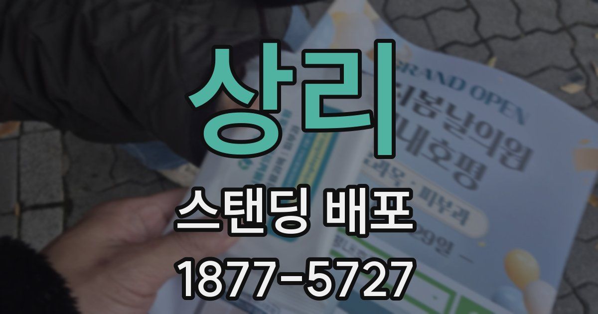 상리 스탠딩 배포