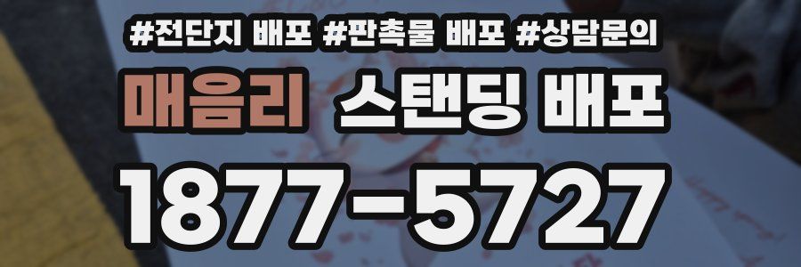 매음리 스탠딩 배포