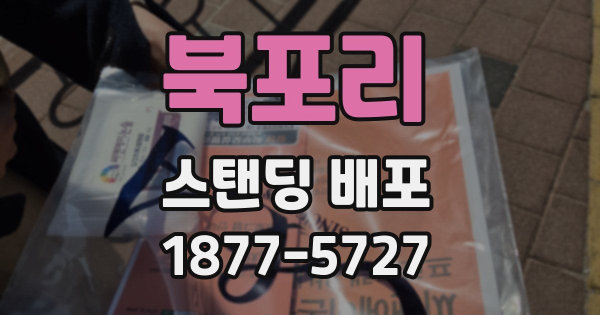 북포리 스탠딩 배포