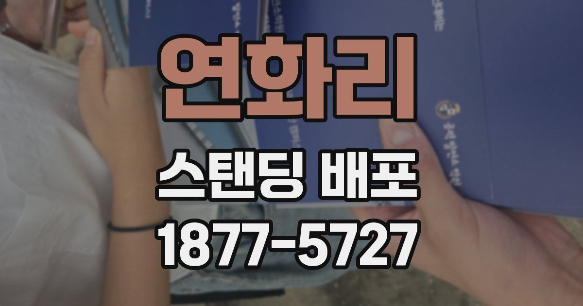 연화리 스탠딩 배포