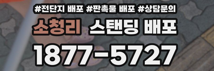 소청리 스탠딩 배포