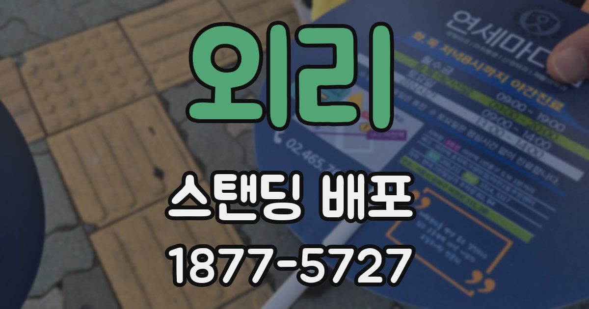 외리 스탠딩 배포