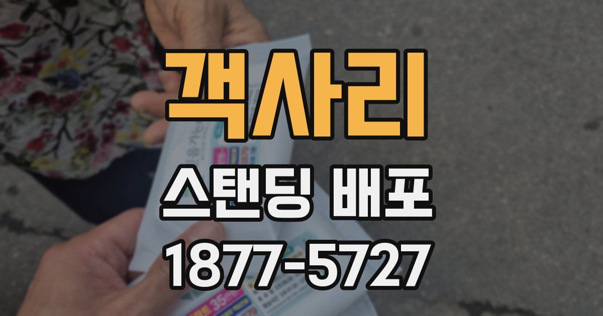 객사리 스탠딩 배포