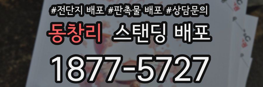 동창리 스탠딩 배포