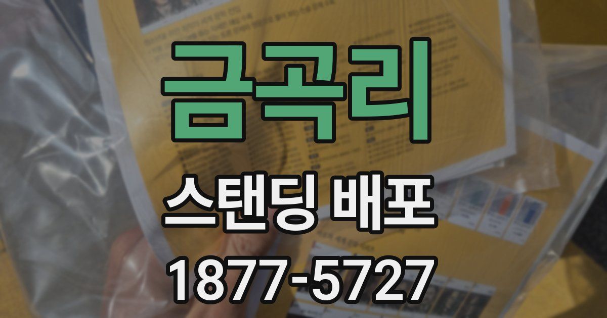 금곡리 스탠딩 배포