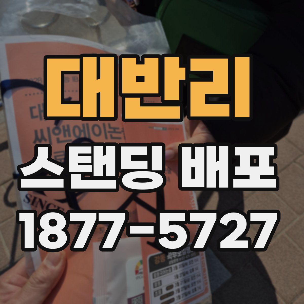 대반리 스탠딩 배포