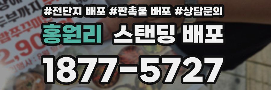 홍원리 스탠딩 배포