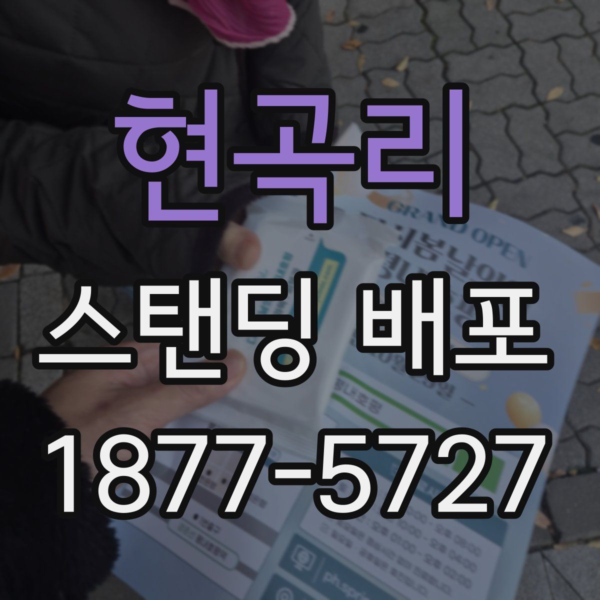 현곡리 스탠딩 배포