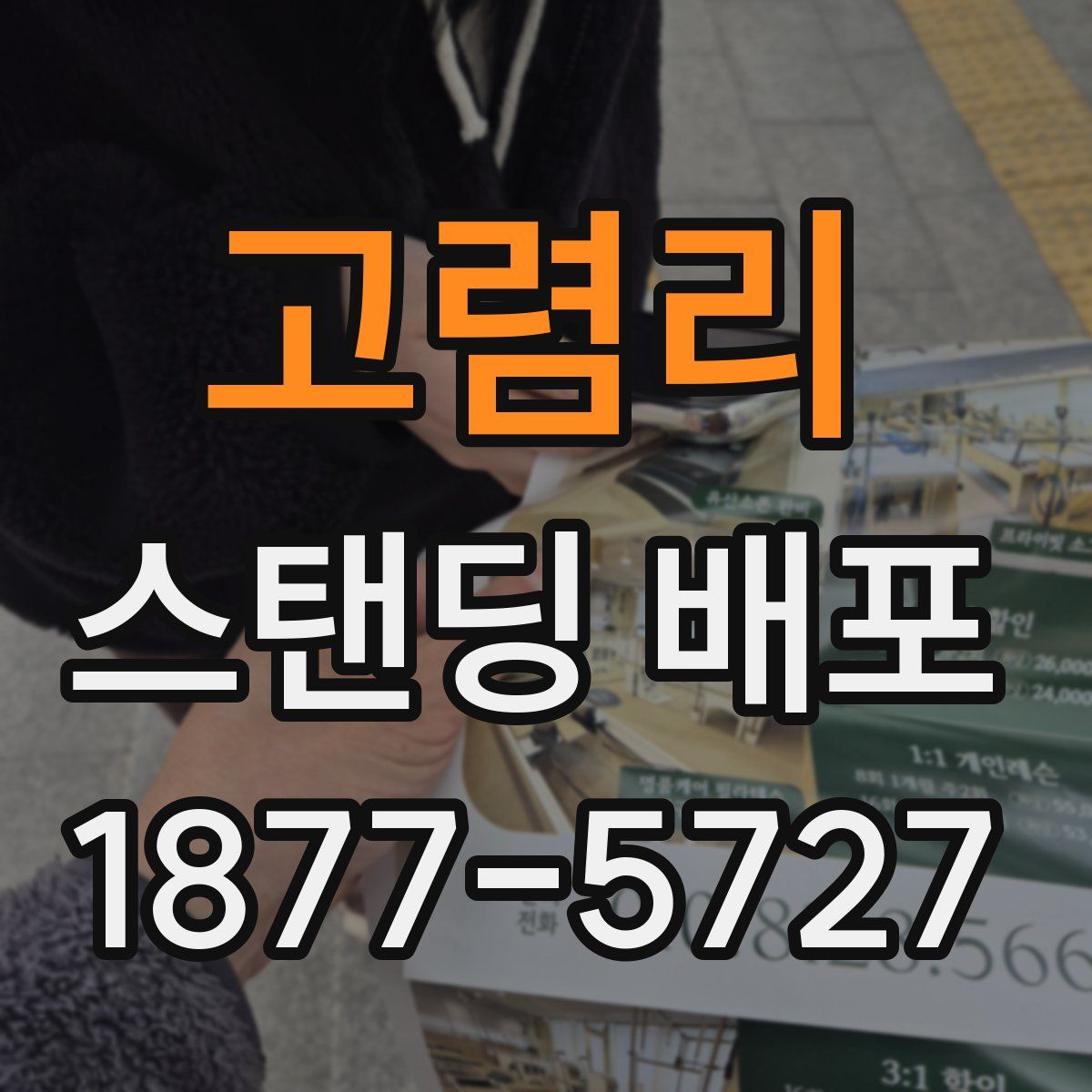 고렴리 스탠딩 배포