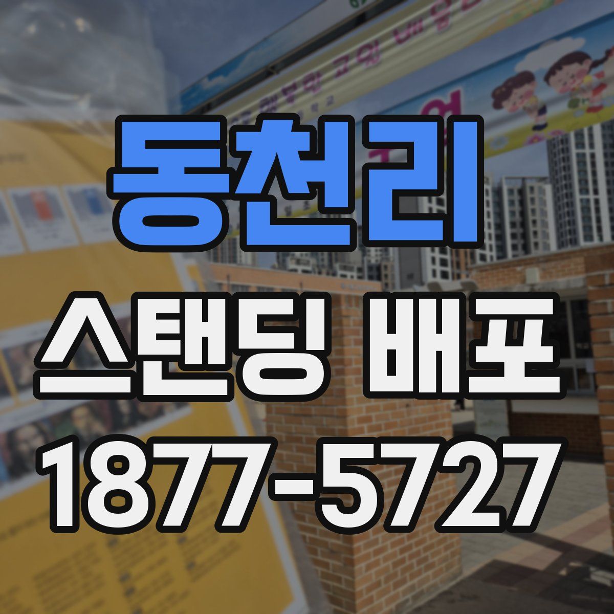 동천리 스탠딩 배포