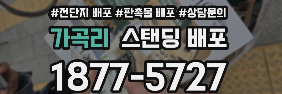 가곡리 스탠딩 배포