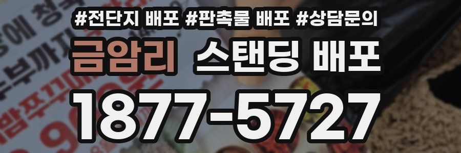 금암리 스탠딩 배포