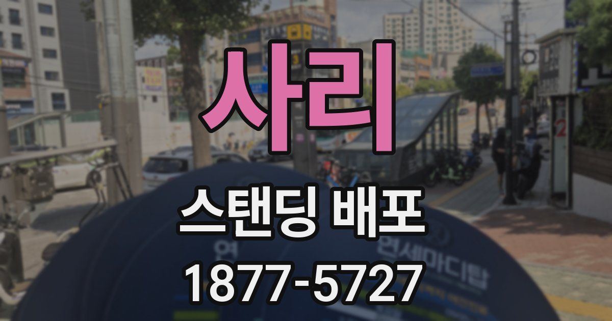 사리 스탠딩 배포