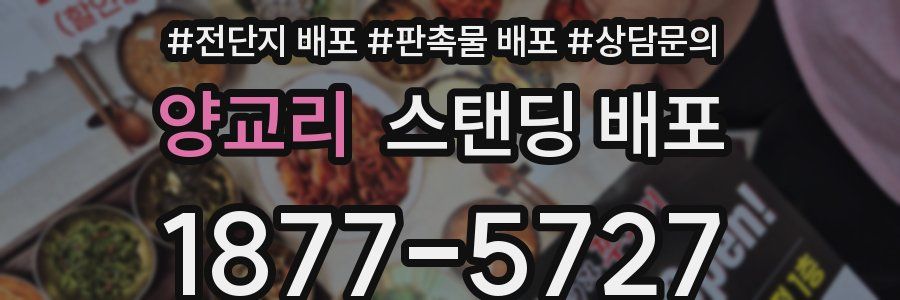 양교리 스탠딩 배포