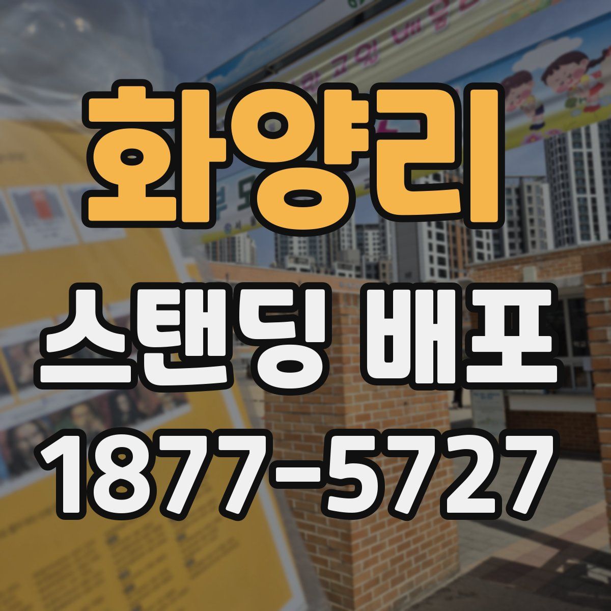 화양리 스탠딩 배포