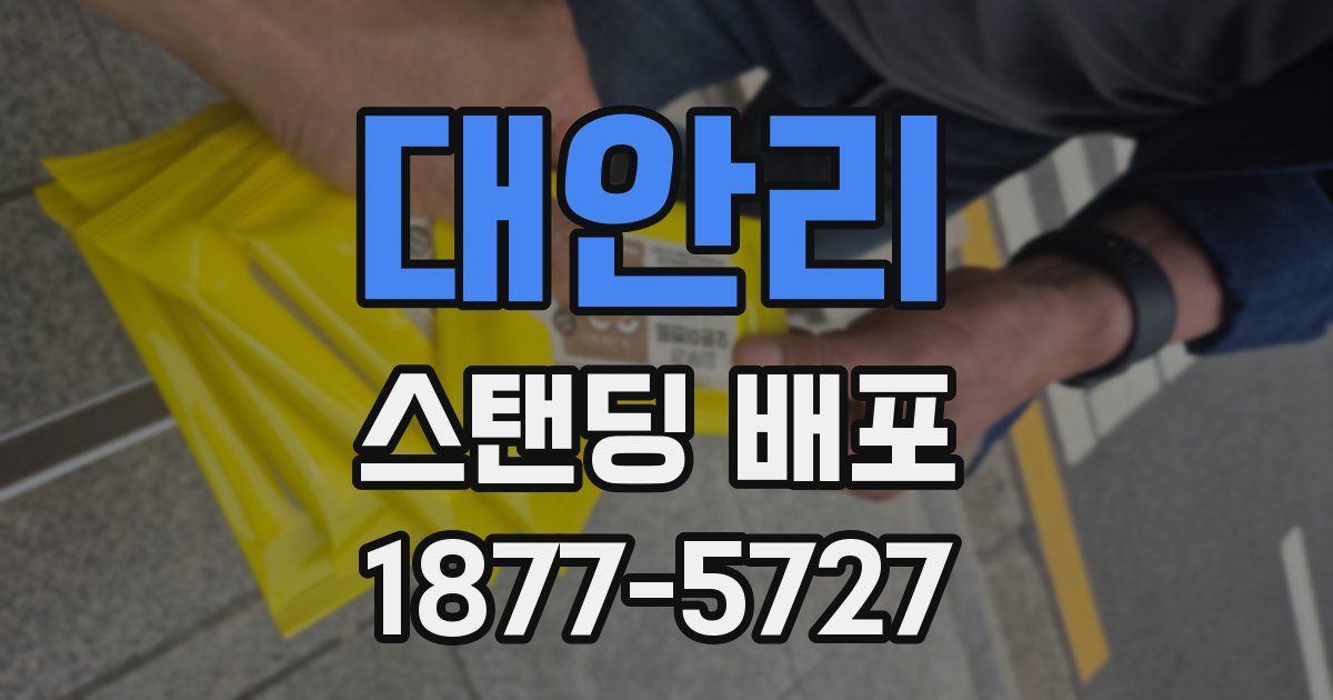 대안리 스탠딩 배포