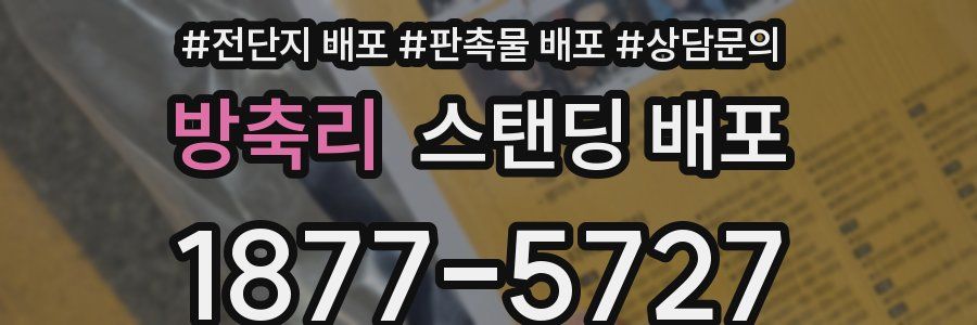 방축리 스탠딩 배포