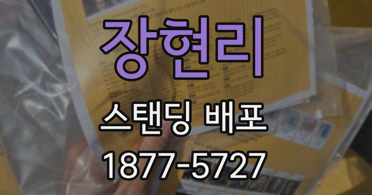 장현리 스탠딩 배포