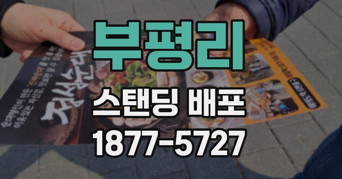부평리 스탠딩 배포