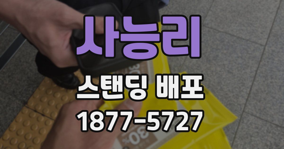 사능리 스탠딩 배포