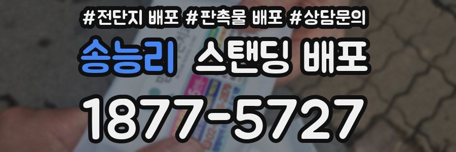 송능리 스탠딩 배포