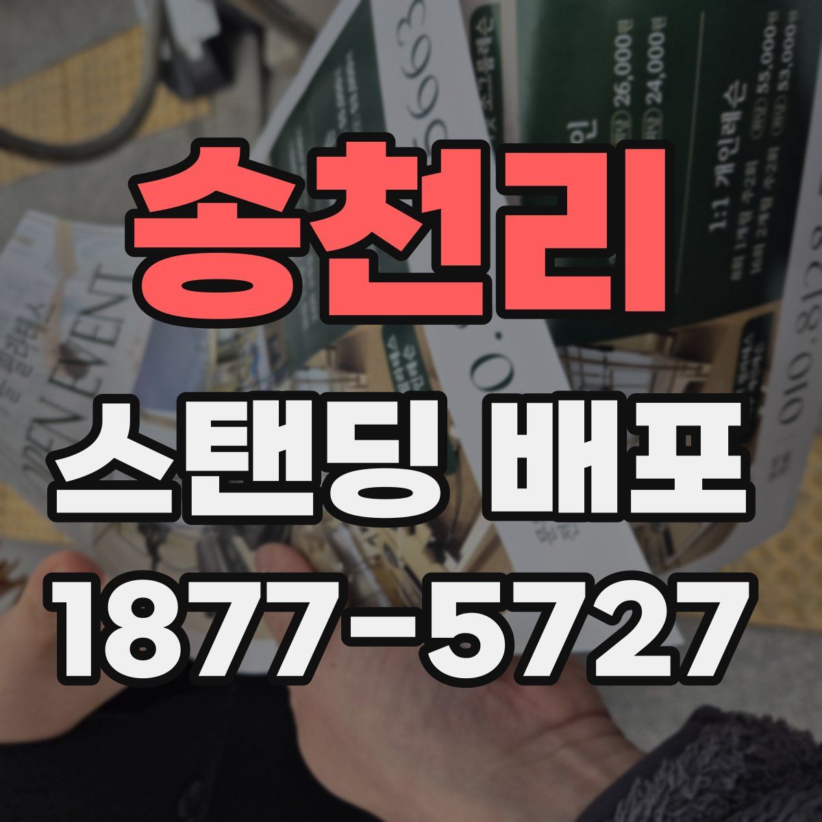 송천리 스탠딩 배포
