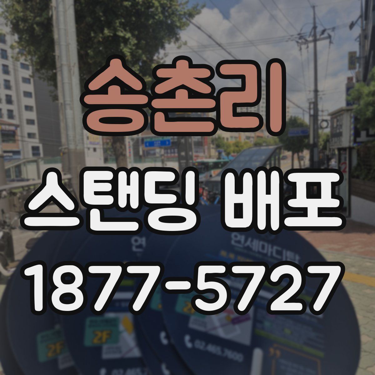 송촌리 스탠딩 배포