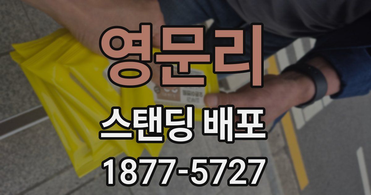 영문리 스탠딩 배포
