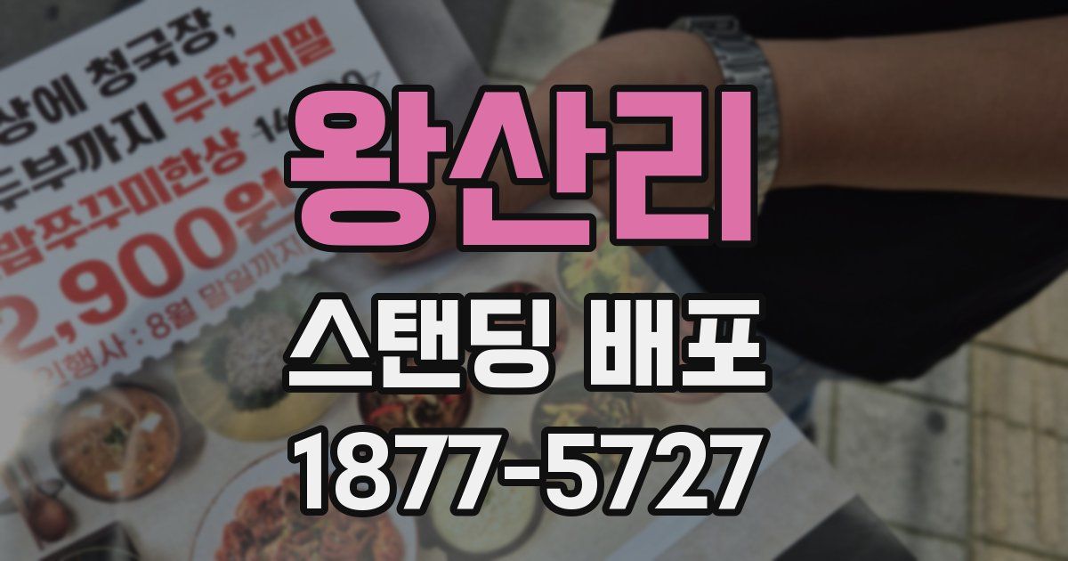 왕산리 스탠딩 배포