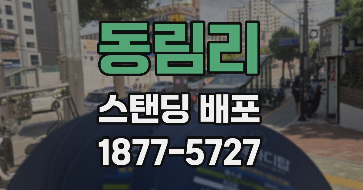 동림리 스탠딩 배포