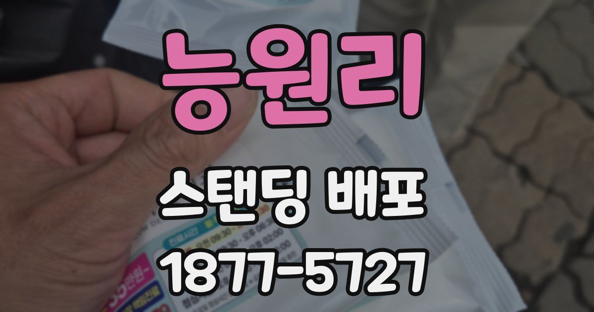 능원리 스탠딩 배포