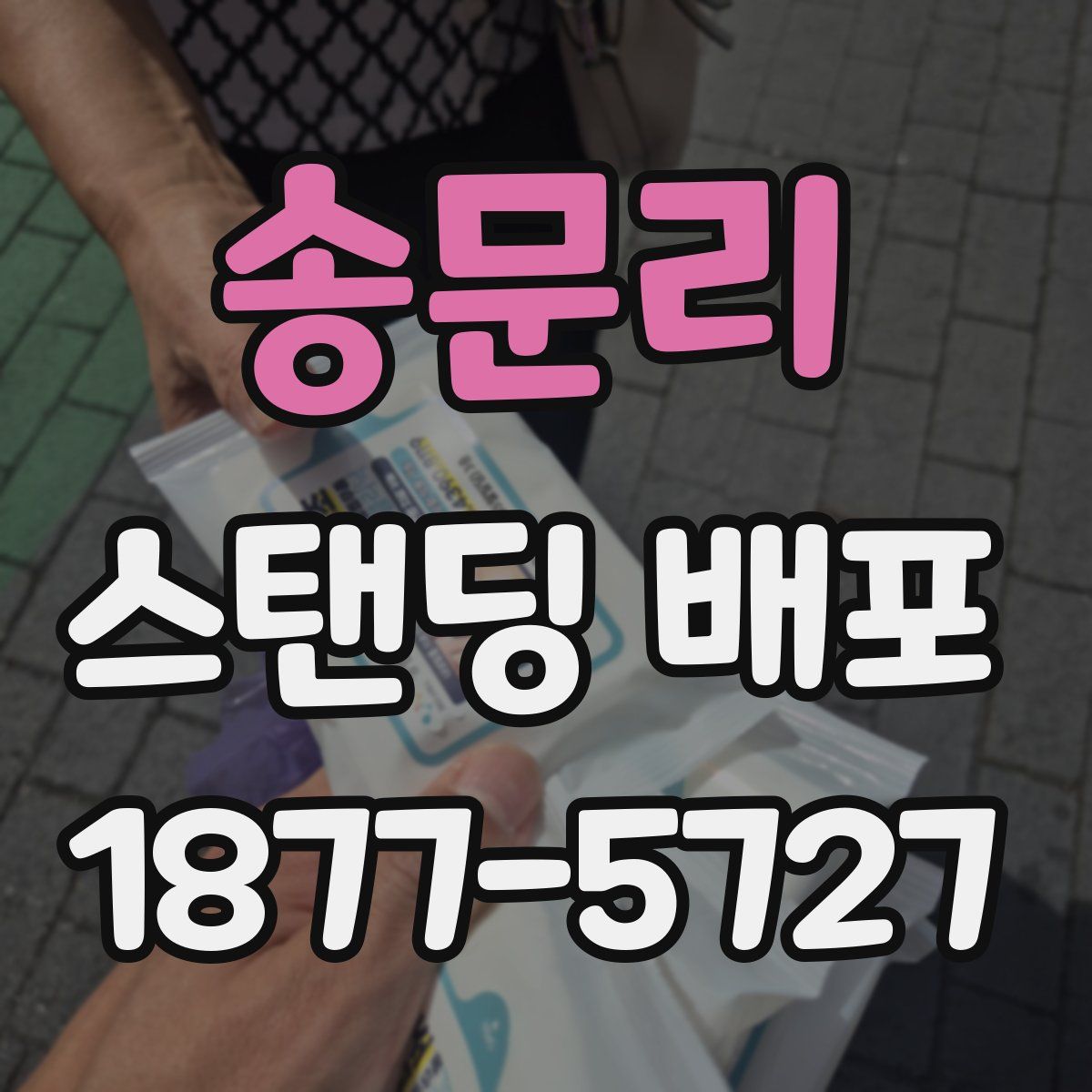 송문리 스탠딩 배포