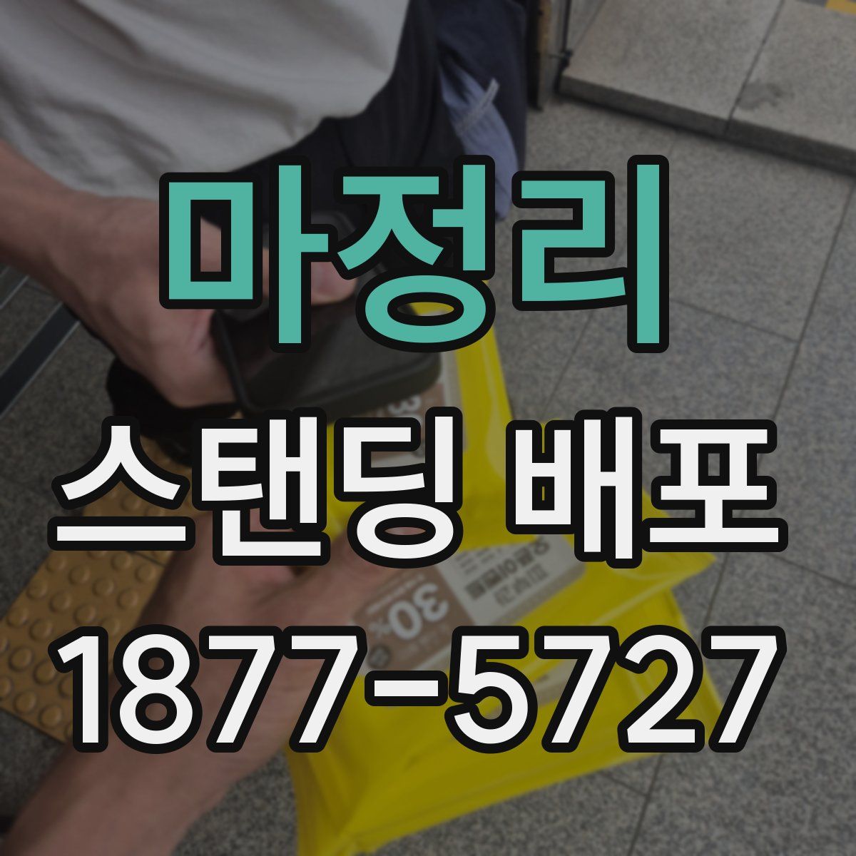 마정리 스탠딩 배포