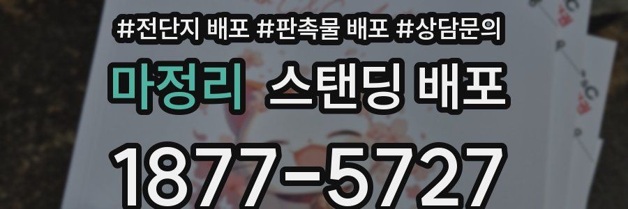 마정리 스탠딩 배포
