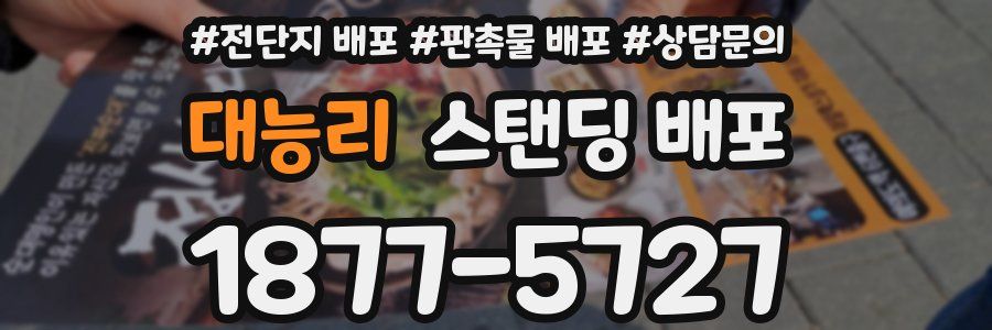 대능리 스탠딩 배포