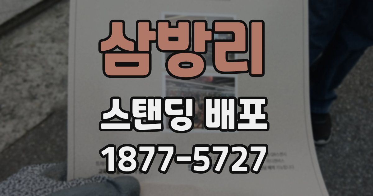 삼방리 스탠딩 배포