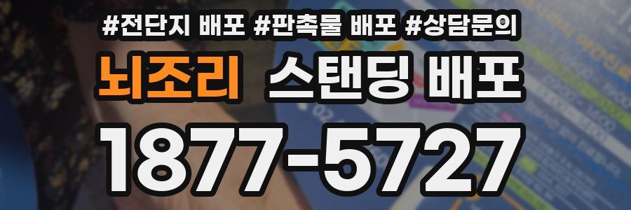 뇌조리 스탠딩 배포