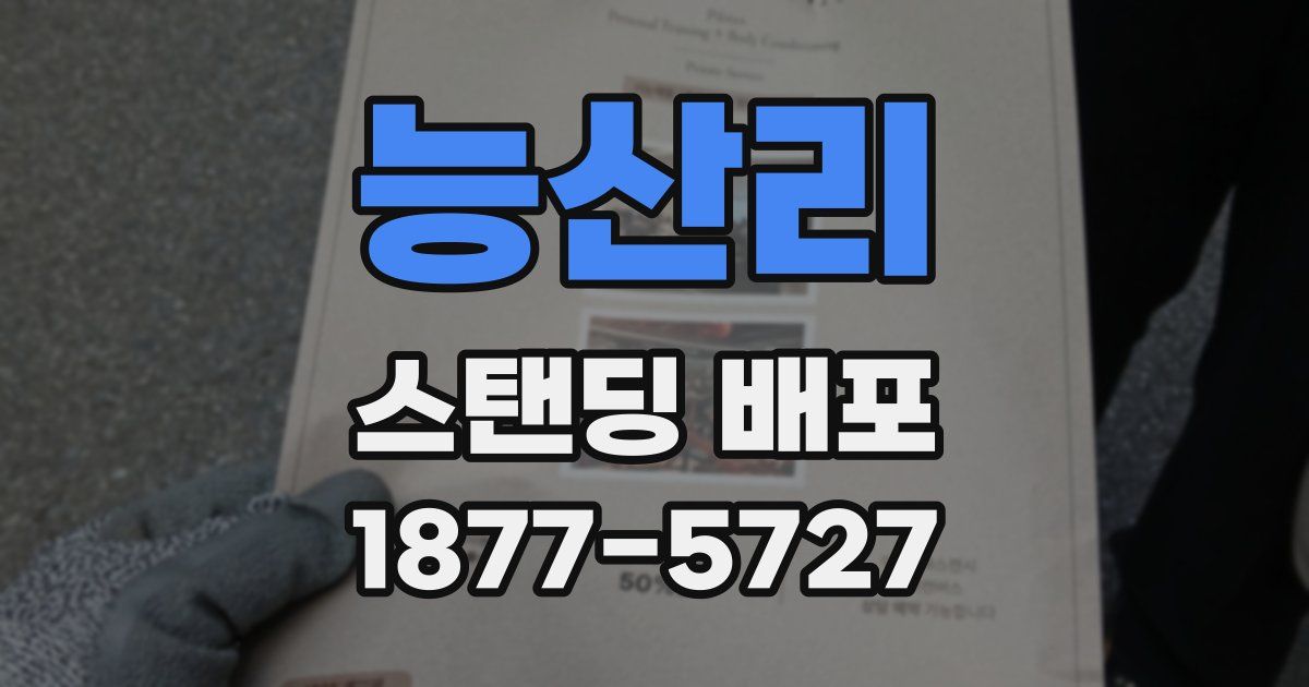 능산리 스탠딩 배포
