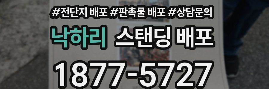 낙하리 스탠딩 배포
