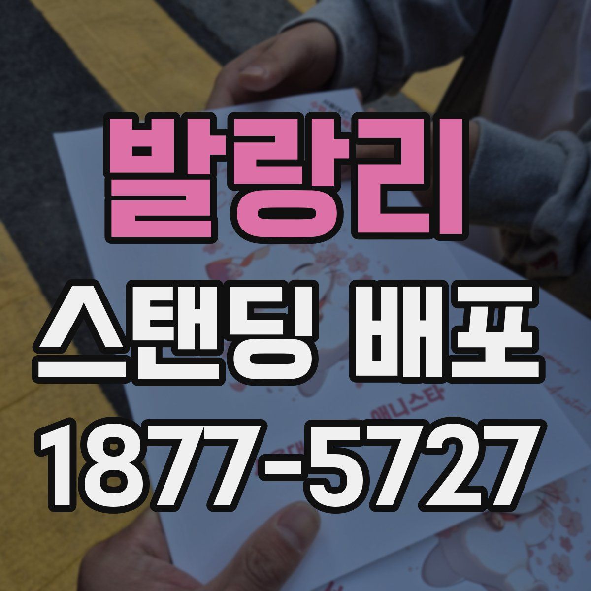 발랑리 스탠딩 배포