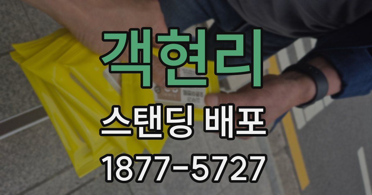 객현리 스탠딩 배포