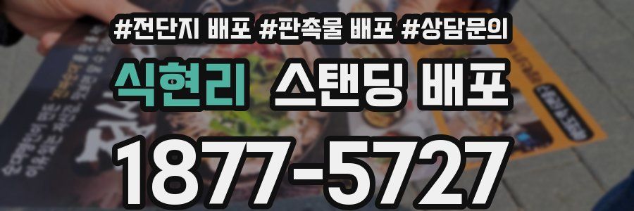 식현리 스탠딩 배포