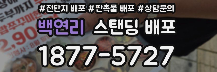 백연리 스탠딩 배포