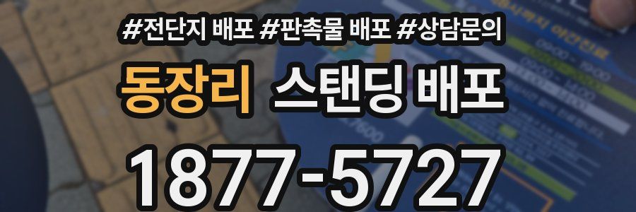 동장리 스탠딩 배포