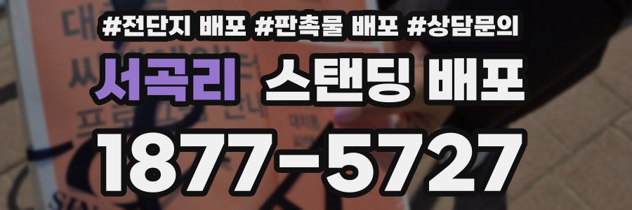 서곡리 스탠딩 배포