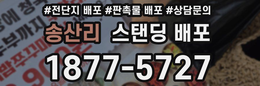 송산리 스탠딩 배포