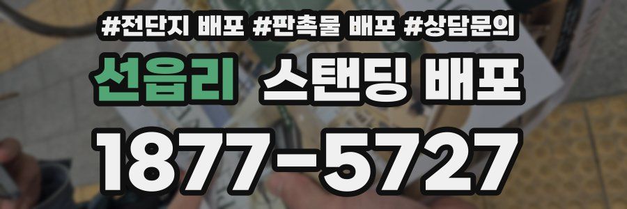 선읍리 스탠딩 배포