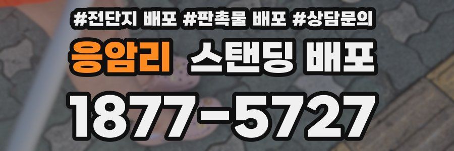 응암리 스탠딩 배포